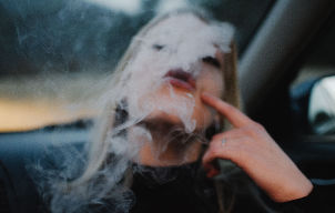 Girl smoking